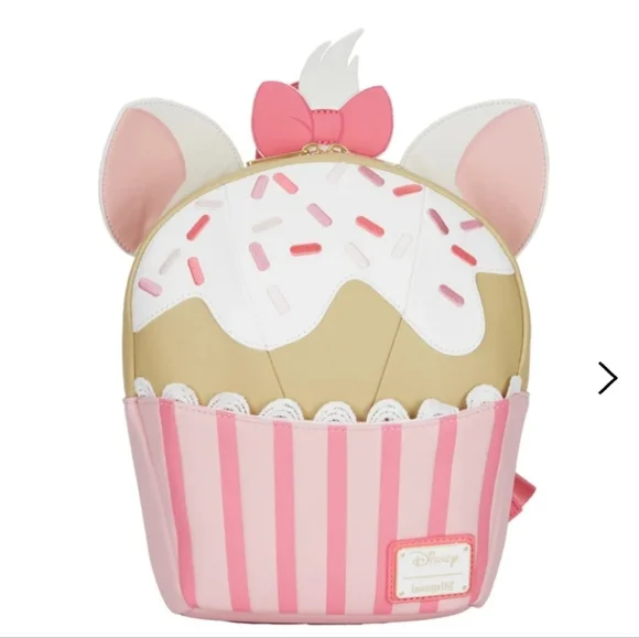 🎉❗️SALE❗️🎉LOUNGEFLY Marie Sprinkle Cupcake Cosplay Mini Backpack - Picture 2 of 7